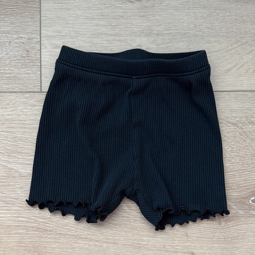 Old Navy Ribbed Stretch Bike Shorts - Black
